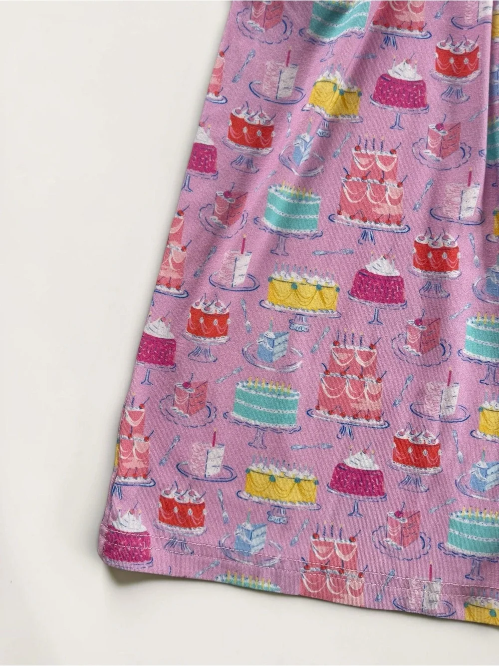 SWEETHONEY EUC HSA Cake Party Birthday Print Bamboo Romper